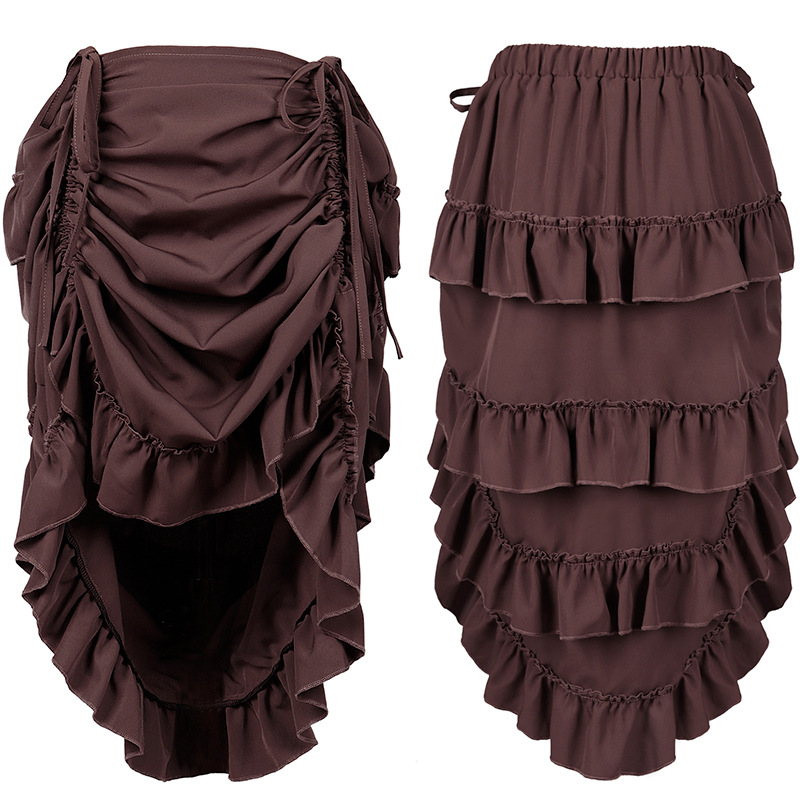 Steampunk Victorian Pleated Co - Skirts 评论和价格