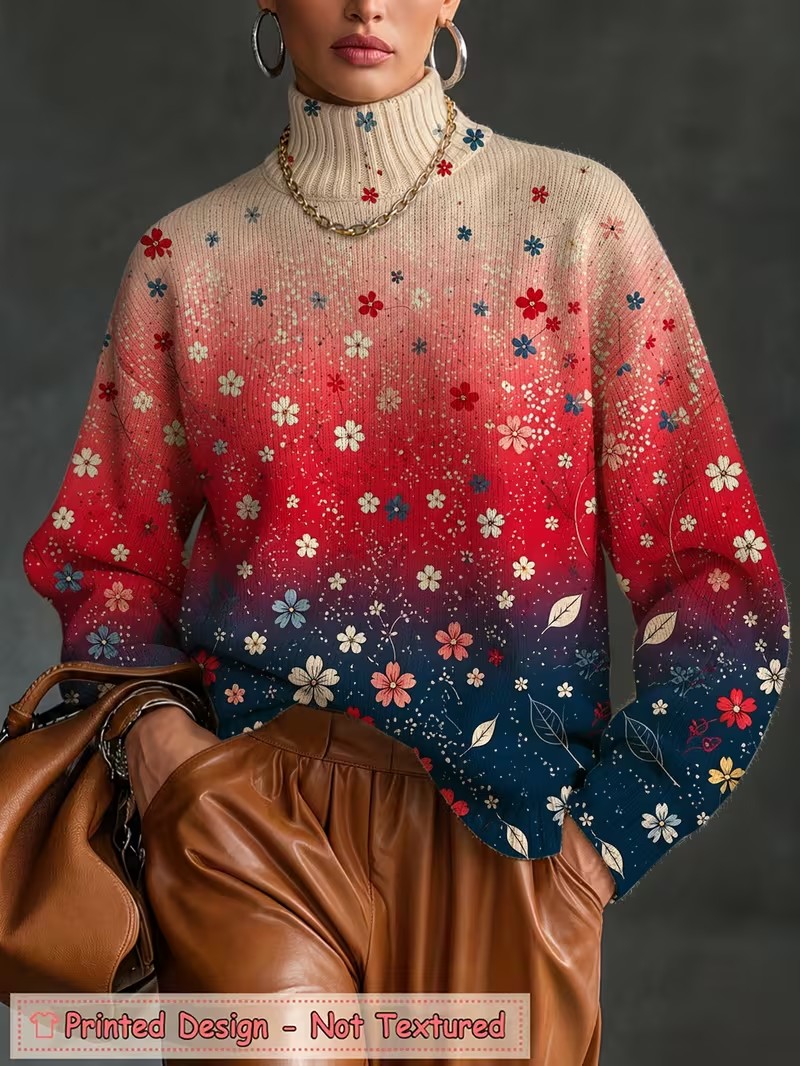 Women Turtleneck T shirt Gradi - Blouses 评论和价格
