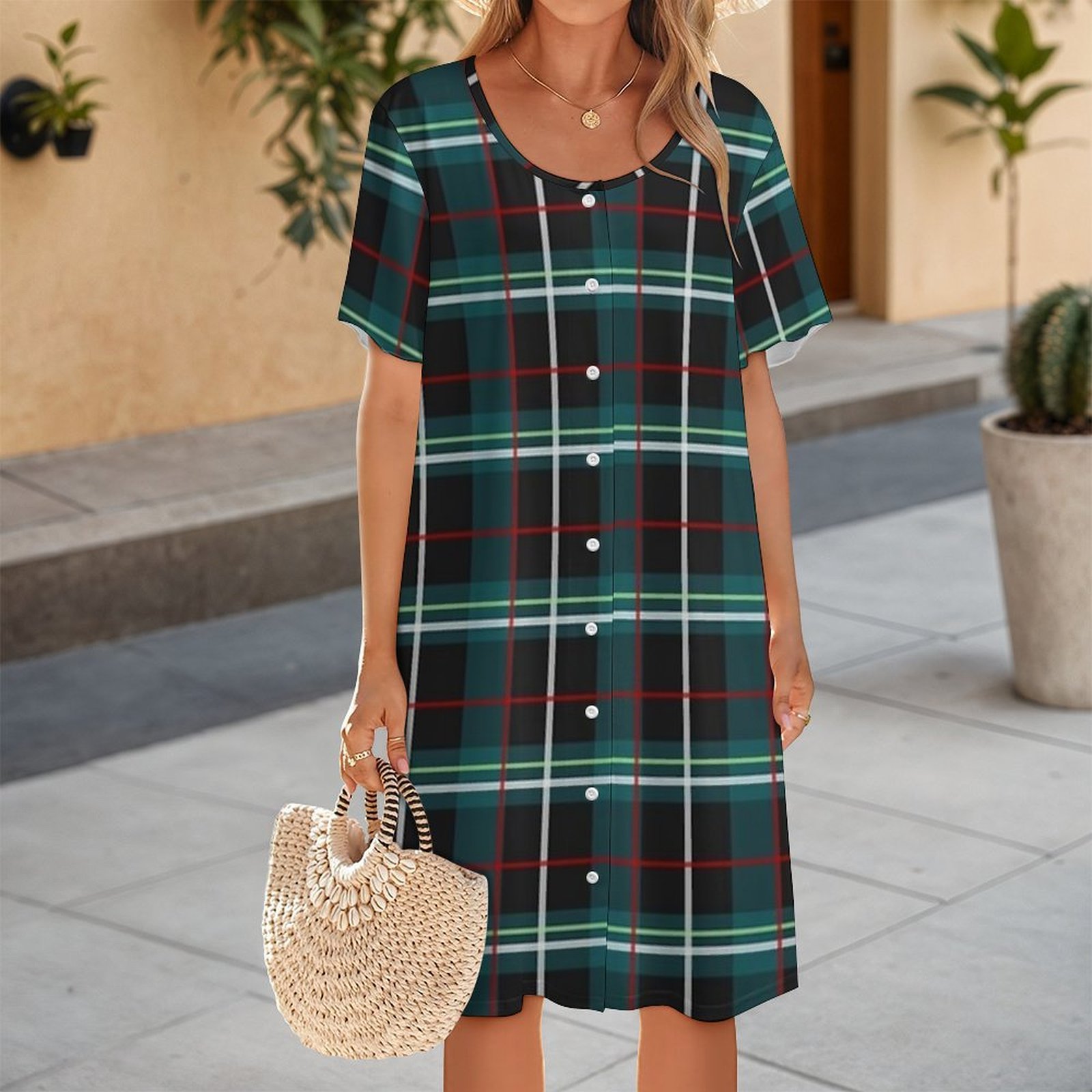 Frankie Stein First Wave dress - Korean Style A Line Shirt Dress 评论和价格