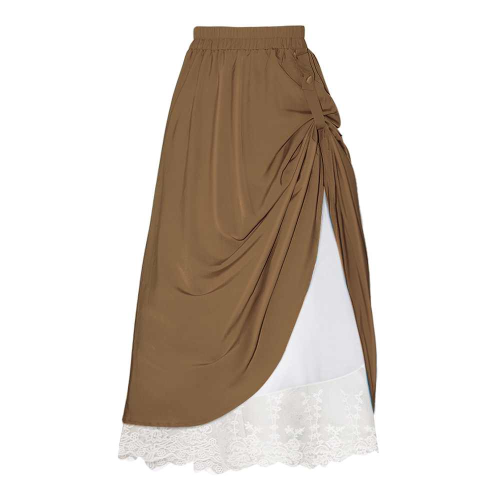 Womens Steampunk Skirt Gothic  - Skirts 评论和价格