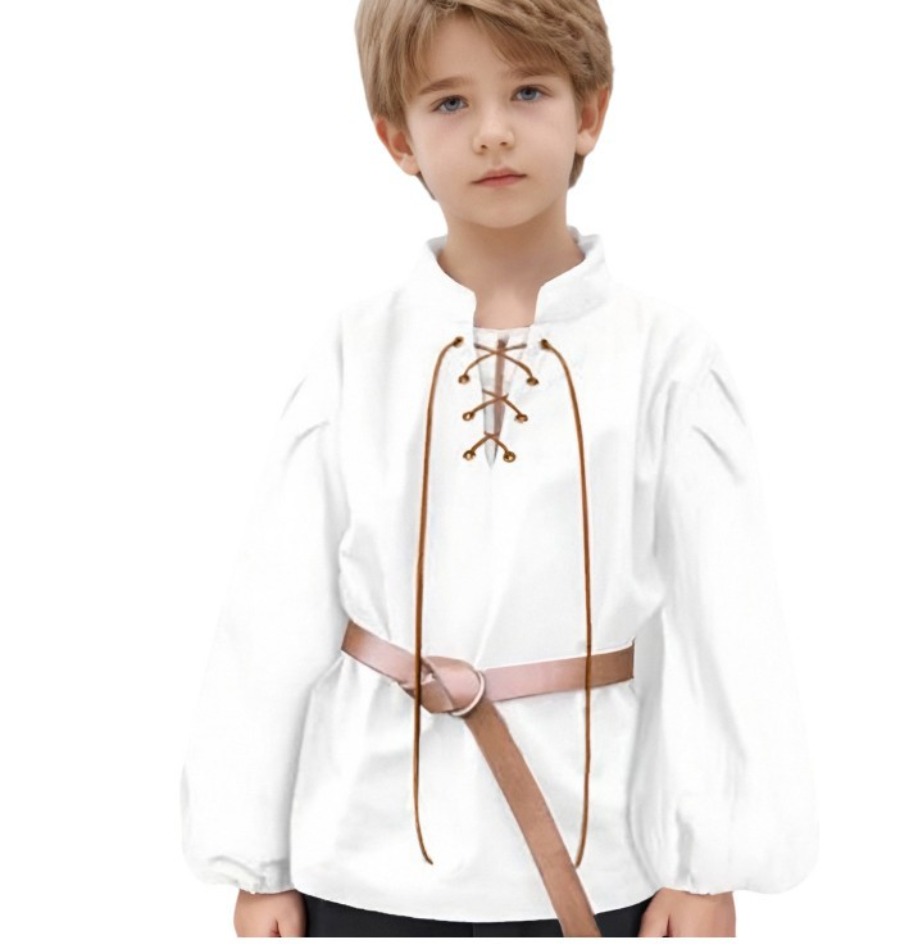 Boys Medieval Pirate Shirt Kid - Tops 评论和价格