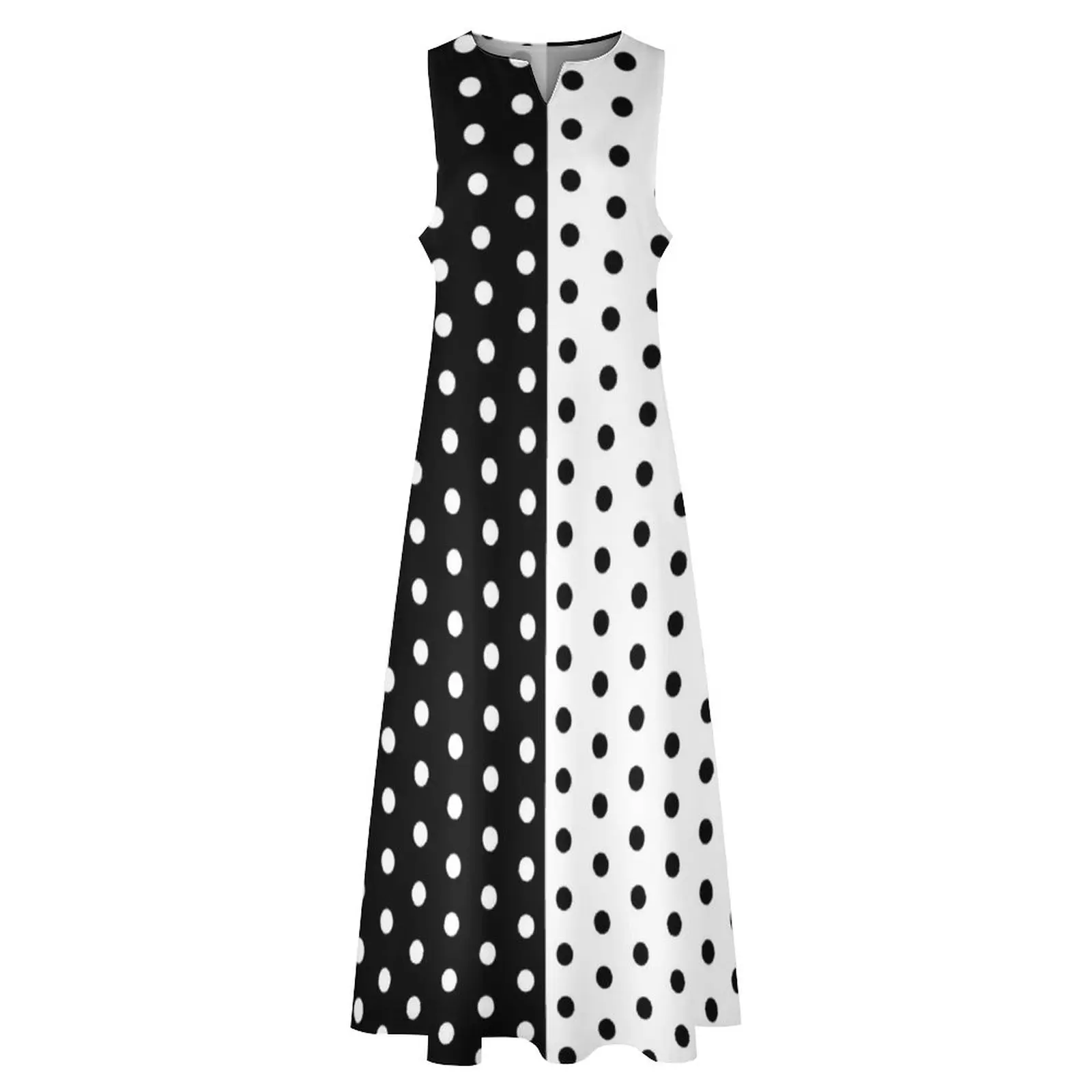Retro Two Tone Dress Spring Bl - Boho Summer Beach Maxi Dress 评论和价格